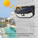 48LED Solar Motion Sensor Wall Light USB Rechargeable Waterproof Yard Lamp US