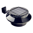 Outdoor Solar Powered 3 LED Gutter Landscape Garden Yard Fence Light Path Lamp A