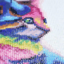 5D DIY Full Drill Square Diamond Painting Color Cat Cross Stitch Embroidery