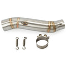 Motorcycle Motorbike Middle Exhaust Middle Mid Link Pipe Connector for HOND J6D7