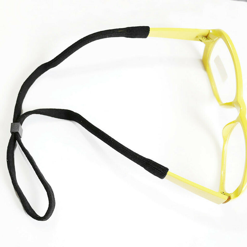 Black Eyeglasses Holder, Adjustable Sunglasses Retainer Strap for Women and Men