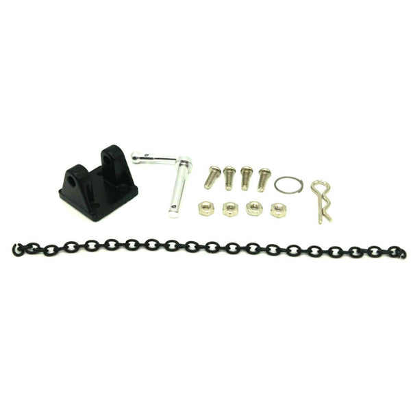 110 Rope Chain RC Crawler Trailer Hook Set Accessories Tow Shackles Simulation
