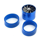 Car Supercharger Turbine Turbo Saver Fan Charger Air Filter Intake Fuel Gas JHU