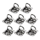 8x Stainless Steel Flush Lift Pull  For Hatch Latch For Boat Caravan Marine