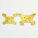 2-Pack Metal Front Rear Shock Tower for 1/12 Wltoys 124019 Replaces Upgraded