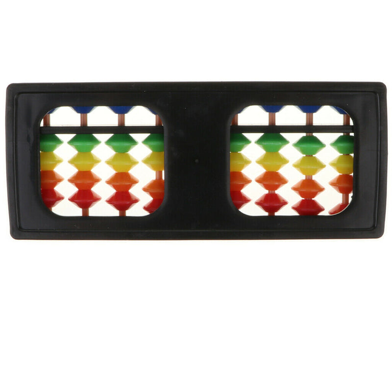 Ancient 9-Column 5 Colors Beads Math Counting & Calculating Aid Arithmetic