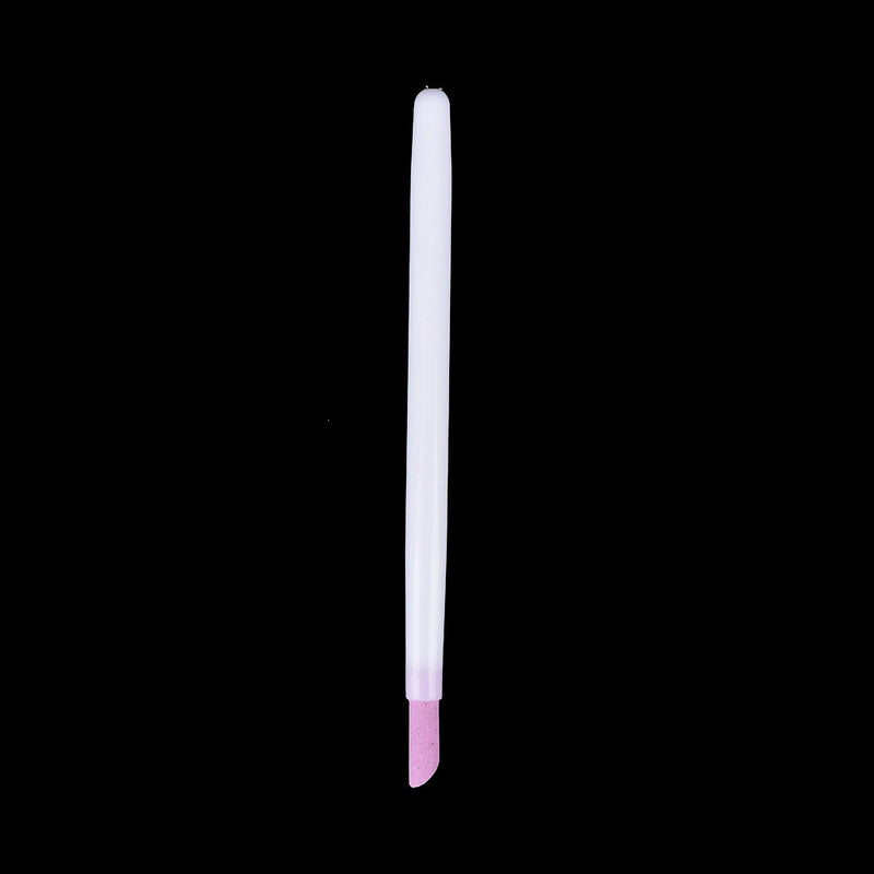Stone Cuticle Stick Pen Spoon Cut Nail Pusher Manicure Care Tools Nail PusheJ Gw