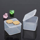 New Small Travel Clear CG Transparent Storage Box Case PU Superhard Plastic MOAU