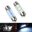20x 36mm CANBUS C5W 6418 3 LED 5050 SMD Interior Dome Plate Light Lamp Bulb 12V