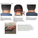 4Pcs Portable Mens Neckline Beard Shaving Template Ruler Shaping Guide Kit