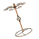 Tree Style Rack with 6 Hooks Metal Wine Glass Holder Stand Stemware Rack Air