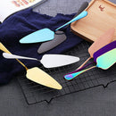 1X(Stainless Steel Pizza Shovel 7 Colors Serrated Edge Cake Server Blade Cu