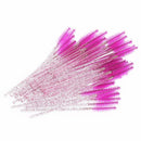 50pcs Disposable Makeup Eyelash Brushes Mascara Wands Applicator (Rose) A
