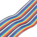 1 Set(5 Pcs,undetachable) 30cm 2.54mm F/F 6 Pin Solderless Colored Breadboa A6O6