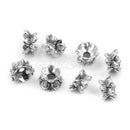 50 Pcs Jewellery Findings 2.2mm Diameter Spacer Bead Caps DIY Crafts Supply