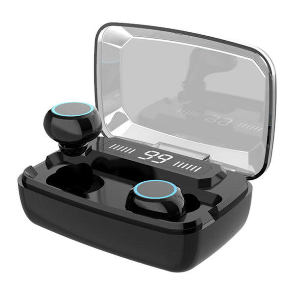 Wireless Bluetooth 5.1 TWS Earphone LED Display, IPX7 and 3300 mAh LED Smart