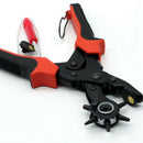 Heavy Duty Leather Belt Eyelet Holes Punch Pliers Revolving Hand Punches Durable