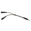 1 Male to 2 Female 3.5mm Audio Y Splitter Headphone Cable Cord for Computer