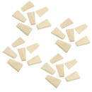 Unpainted Flat Trapezoid Natural Wood Beads DIY Unfinished Earring Jewelry