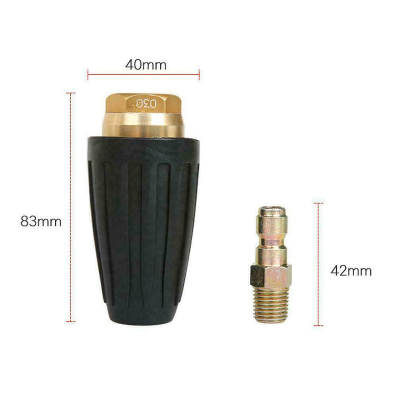 High Pressure Washer Cleaner Spray Rotating-Rotary 36 2.5-5GPM Nozzle Turbo L3V6