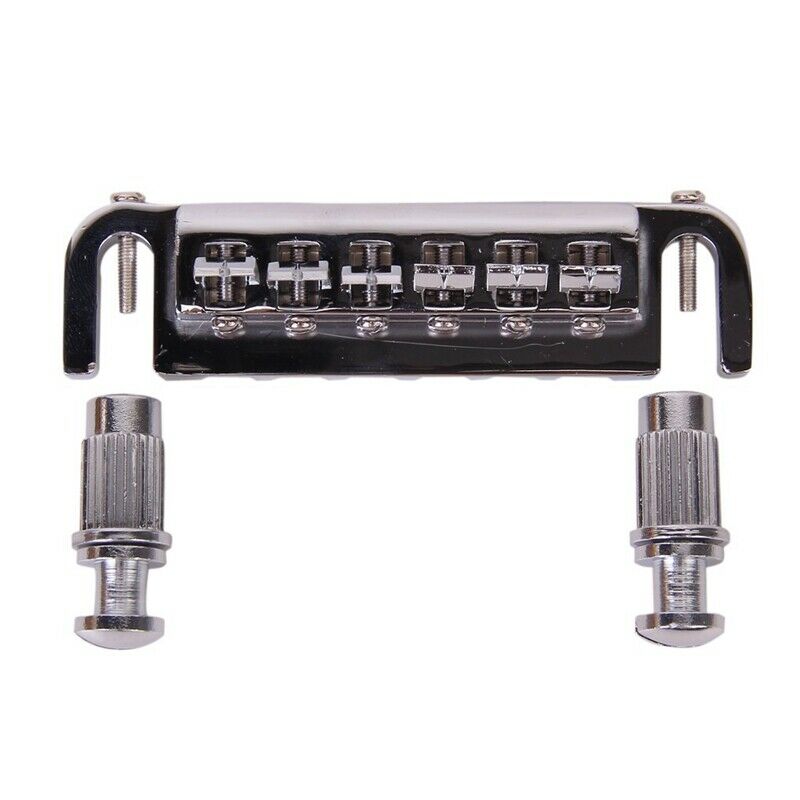 Guitar Part Chrome Wraparound Bridge Tailpiece