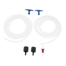 2x Aquarium Air Pump Accessory Kit (Airline, Sand Head,Regulator and Check Non