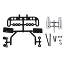 1/10 RC Racing Drift Car Accessories - Double Tip Pipes with License Bracket