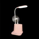 USB Phone Bracket Pen Organizer LED Table Lamp Multifunctional Bedside Read