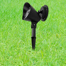 Pack Outdoor 3-Led Solar Power Light Lawn Garden Lands Lampcape Path Lamp