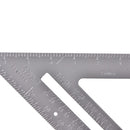 TopAluminum Alloy Speed Square Protractor Miter Framing Measurement Carpenter LJ