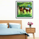 5D DIY Full Drill Diamond Painting Horse Cross Stitch Mosaic Kit Home Decor