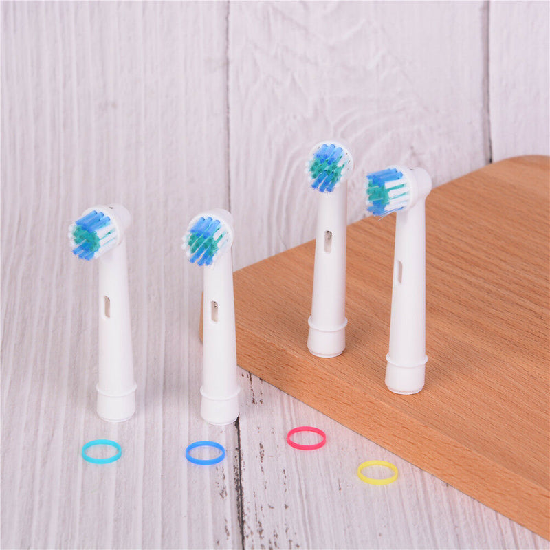 4pcs Electric Toothbrush Heads Replacement for Oral B SB-17A Soft Brush BDAU Cy
