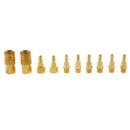 10 Pieces Quick Coupler Set Air Hose Connector Fittings Joint Rust Proof