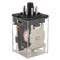 MK2P-I Clear Shell DPDT AC220V Coil Power Relay Socket Base I5A2