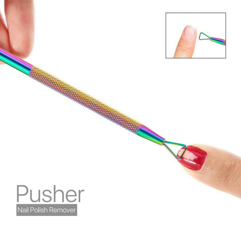 3 IN 1 Nail Cuticle Remover Nipper Clipper Trimmer Spoon Pusher Tool Set