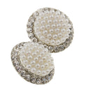 5x Round Crystal Shank button for Wedding/Dress/Craft Sewing Acessories 23mm