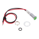 12V 10mm Green LED Indicator Lamp Light Dash Panel for Car Truck Motorcycle