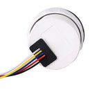 2" 52mm Universal Boat Marine Fuel Level Gauge LED Light Display White Accessori