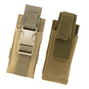 2pcs Nylon Molle Single Mag Pouch Magazine Pouch Molle Tourniquet Pouch Tan