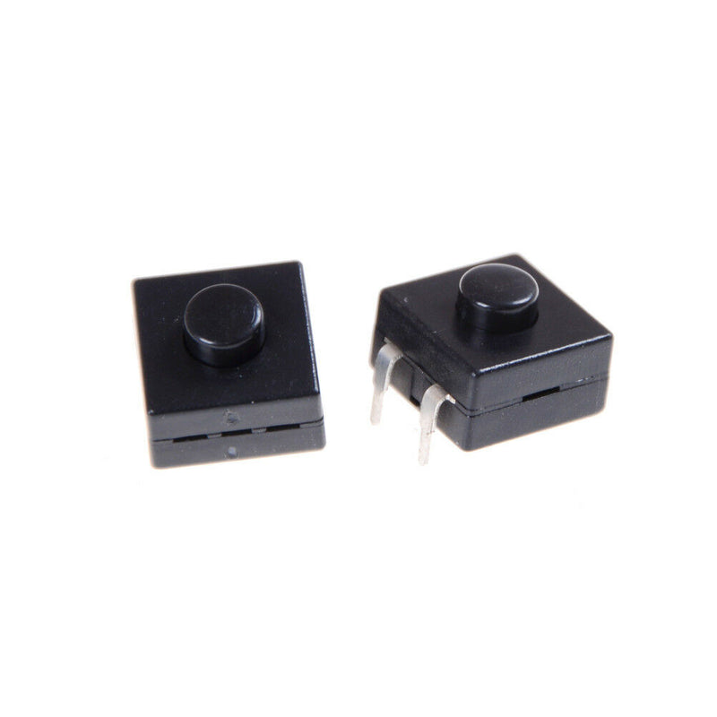 10X Set 12x12x9mm Latching Tactile Push Button Switch Tact SMD PCB 2-pin DIP .AU