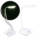 USB Rechargeable Reading Light 14 LED 3 Modes Sensor Bed Lamp Desk Table Z3G7