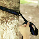 2X Heavy Duty Hammock Swing Tree Hanging Straps Rope Belt Carabiner Fitting R1V9