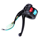 2pc 7/8" Motorcycle Handlebar Lever Horn Turn Signal Light Electric Start Switch