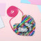 Baby Heart Shoulder Handbags Kids Girls Sequins Crossbody Bags (Multicolor)