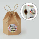1Roll 500x Round Gift Packaging Sealing Stickers Paper Label for Christmas Party