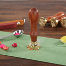 Wax Seal Stamps Wooden Handle Sealing Wax  Letter Decoration (Love Wedding) A