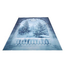Christmas Snow Winter Tree 5x7 ft CP Scenic Photo Background Backdrop