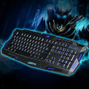 LED Backlit Wired Gaming Keyboard Mechanical Typing Russian Computer Gamer