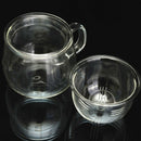 Transparent Clear-Glass Milk Mug Coffee Tea Cups With Tea Infuser Filter&Lid New