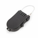 Retractable Wire Rope Outdoor Password Lock Combination Coded Locker Key Padlock